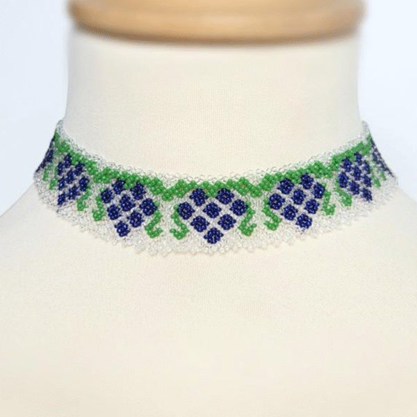 collier en rocailles miyuki “vigne”