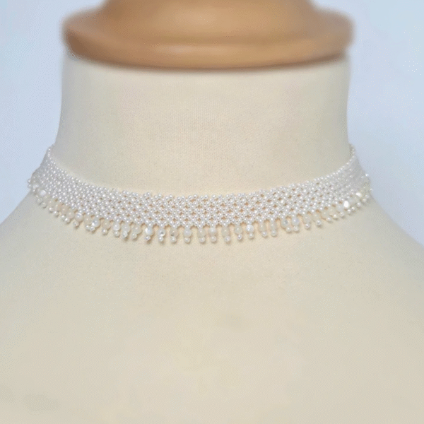 collier Élégance ivoire