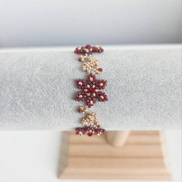 Bracelet en perles Preciosa et Miyuki